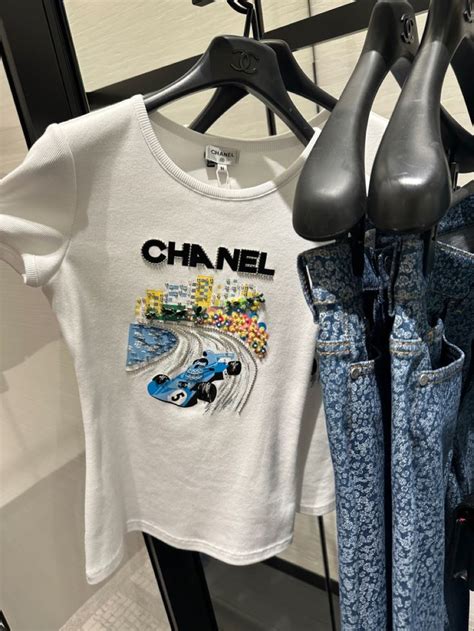 chanel race car shirt